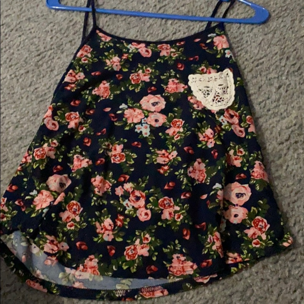 Floral tank top